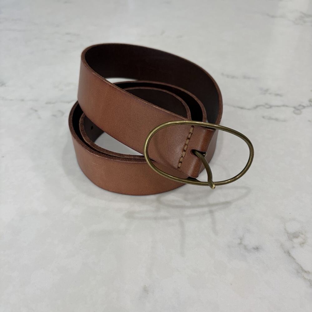 LOFT brown Genuine Leather Belt Women’s Size L, boho, casual, classic, everyday